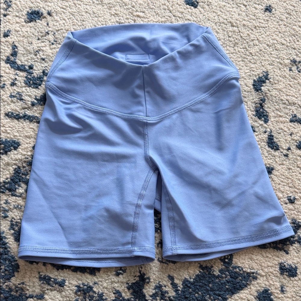 Sky Blue Women's Athletic Shorts
